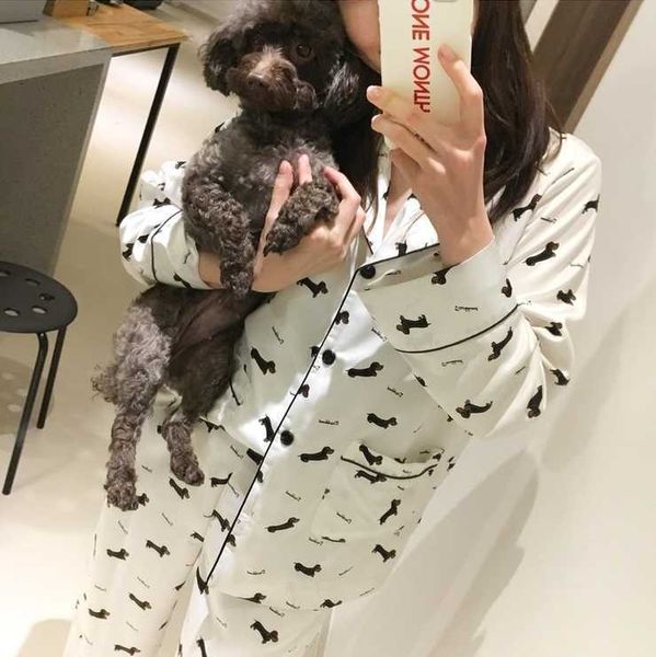 pajama sets women dachshund cartoon print 3 pieces long sleeve + pants elastic waist + blinder loose home wear, Black;red
pajama sets women dachshund cartoon print 3 pieces long sleeve + pants elastic waist + blinder loose home wear, Black;red