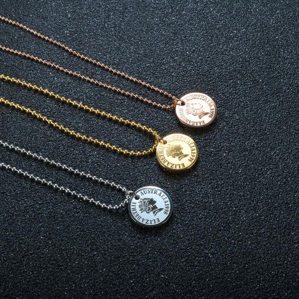 pendant necklaces simple queen elizabeth portrait necklace women men coin retro round bead chain choker elegant lover couple jewelry gifts, Silver
pendant necklaces simple queen elizabeth portrait necklace women men coin retro round bead chain choker elegant lover couple jewelry gifts, Silver