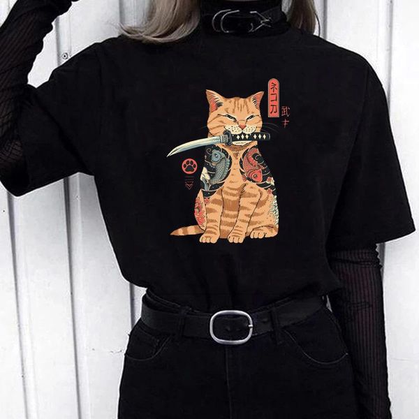 men's t-shirts japanese samurai cat anime women t-shirt summer cool print shirts street funny short sleeve men unisex, White;black
men's t-shirts japanese samurai cat anime women t-shirt summer cool print shirts street funny short sleeve men unisex, White;black