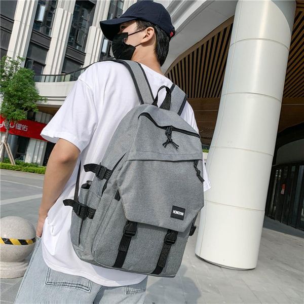 backpack men's fashion brand simple large capacity leisure business students high school
backpack men's fashion brand simple large capacity leisure business students high school