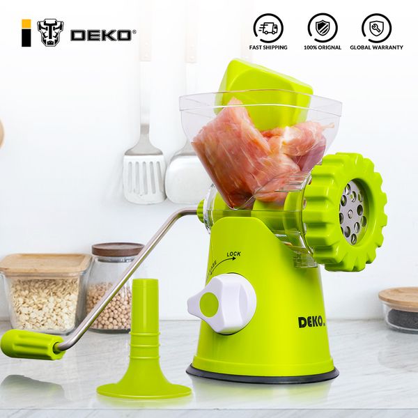 deko manual meat grinder multifunctional fruit chopper vegetable mincer sausage maker household kitchen tools
deko manual meat grinder multifunctional fruit chopper vegetable mincer sausage maker household kitchen tools