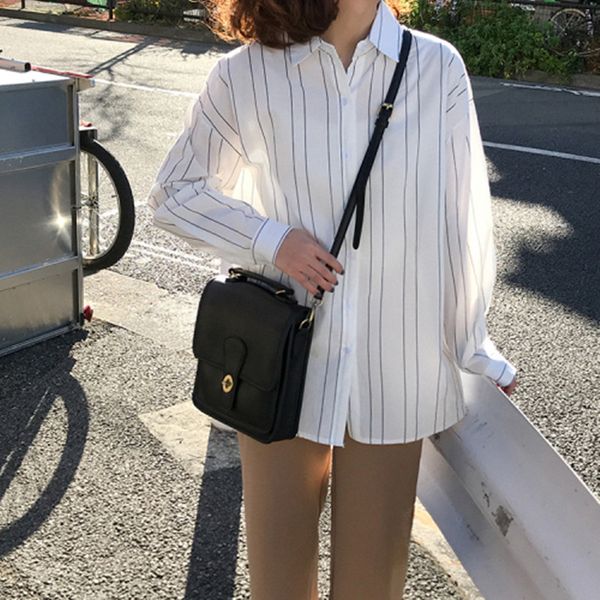 3 colors spring and autumn turn down collar stripe shirts womens long sleeve blouses womens (f3629), White
3 colors spring and autumn turn down collar stripe shirts womens long sleeve blouses womens (f3629), White