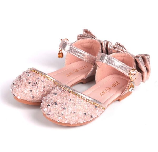 children shoes girl with high heels girl's bowknot crystal sequins soft soles princess fashion dance performance sandals, Black;red 
children shoes girl with high heels girl's bowknot crystal sequins soft soles princess fashion dance performance sandals, Black;red