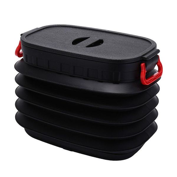 fishing accessories 18l folding water pail storage box camping washing bucket with cover
fishing accessories 18l folding water pail storage box camping washing bucket with cover