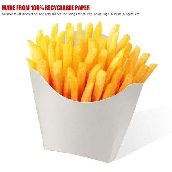 disposable take out containers 100pcs white french fries box fried chicken hamburger packing fast oil-proof folding
disposable take out containers 100pcs white french fries box fried chicken hamburger packing fast oil-proof folding