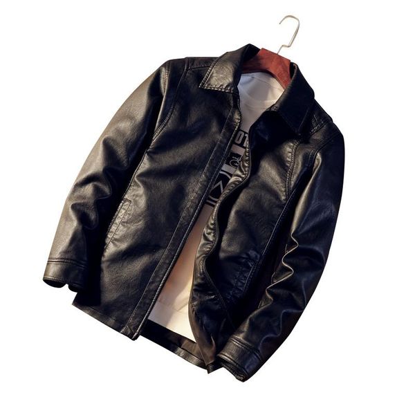 men's fur & faux black men long sleeve pu leather jacket s-4xl fashion casual male motorcycle coat turn-down collar man overcoat
men's fur & faux black men long sleeve pu leather jacket s-4xl fashion casual male motorcycle coat turn-down collar man overcoat