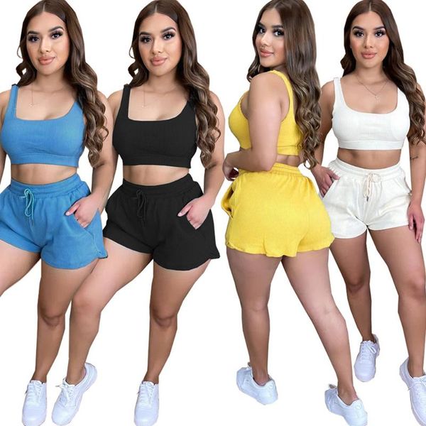 women's tracksuits activewear workout two piece sets women streetwear sleeveless tank and biker shorts high waist drawstring sport, Gray
women's tracksuits activewear workout two piece sets women streetwear sleeveless tank and biker shorts high waist drawstring sport, Gray