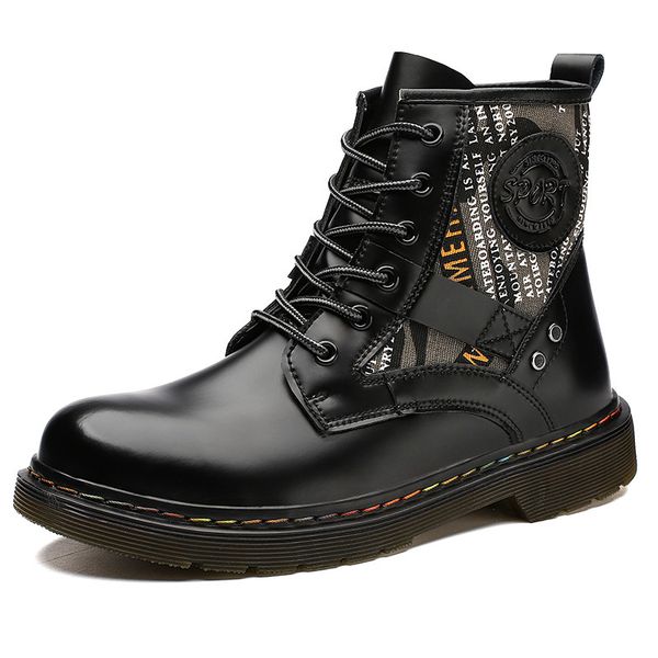 2021 fashion designer mens boots red genuine leather boots for men chunky non-slip martins sneakers boots, Black
2021 fashion designer mens boots red genuine leather boots for men chunky non-slip martins sneakers boots, Black