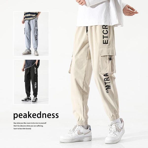 summer cargo pants men's loose casual polyester japanese style thin ankle length, Black
summer cargo pants men's loose casual polyester japanese style thin ankle length, Black
