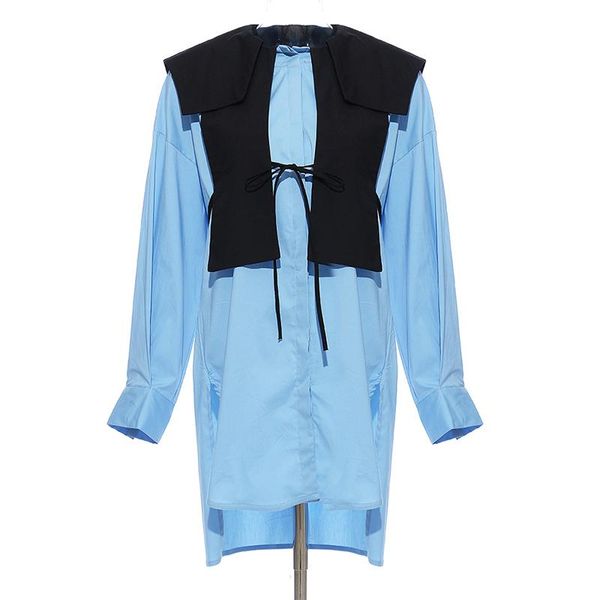 casual dresses women shirt dress colorblock long sleeve false two loose oversize summer, Black;gray
casual dresses women shirt dress colorblock long sleeve false two loose oversize summer, Black;gray