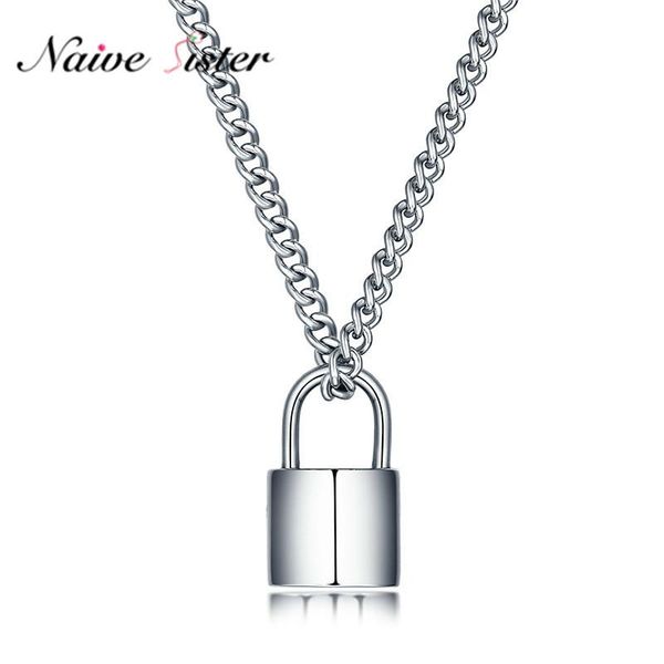 pendant necklaces ( color do not fade ) women jewelry stainless steel padlock necklace punk hiphop rock lock men friendship gifts long, Silver
pendant necklaces ( color do not fade ) women jewelry stainless steel padlock necklace punk hiphop rock lock men friendship gifts long, Silver
