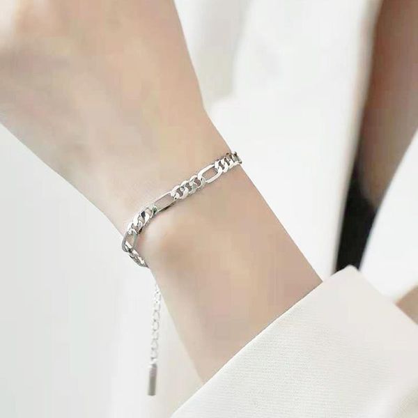 link, chain 6mm width 19+5cm length stainless steel women summer waterproof link bracelet fashion ns hand jewelry wholesale free, Black
link, chain 6mm width 19+5cm length stainless steel women summer waterproof link bracelet fashion ns hand jewelry wholesale free, Black