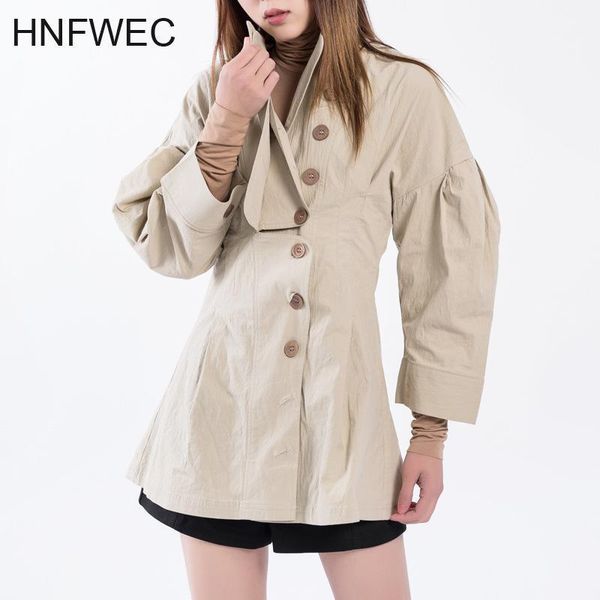 women's trench coats 2021 fashion round neck full sleeve windbreaker single-breasted trendy personality spliced coat clothes e336, Tan;black
women's trench coats 2021 fashion round neck full sleeve windbreaker single-breasted trendy personality spliced coat clothes e336, Tan;black