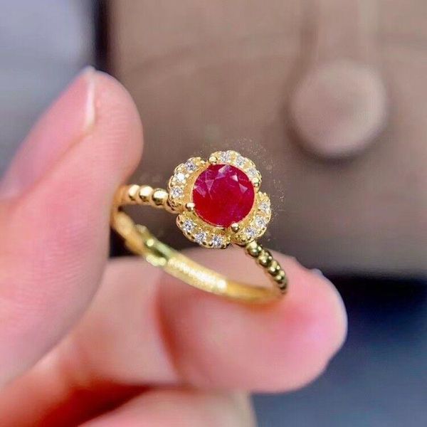 cluster rings meibapj natural ruby gemstone 18k gold plated fashion flower ring for women real 925 sterling silver fine party jewelry, Golden;silver
cluster rings meibapj natural ruby gemstone 18k gold plated fashion flower ring for women real 925 sterling silver fine party jewelry, Golden;silver