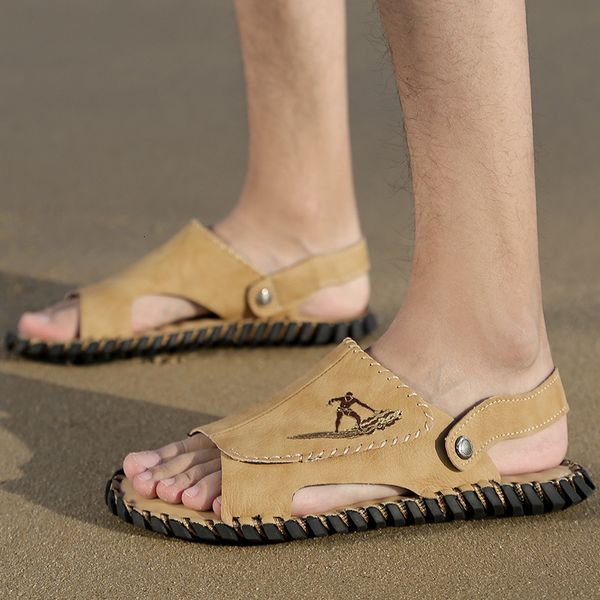 slippers big size summer men's two wear slippers, cool fashionable casual flip flops and beach shoes q7vg, Black
slippers big size summer men's two wear slippers, cool fashionable casual flip flops and beach shoes q7vg, Black