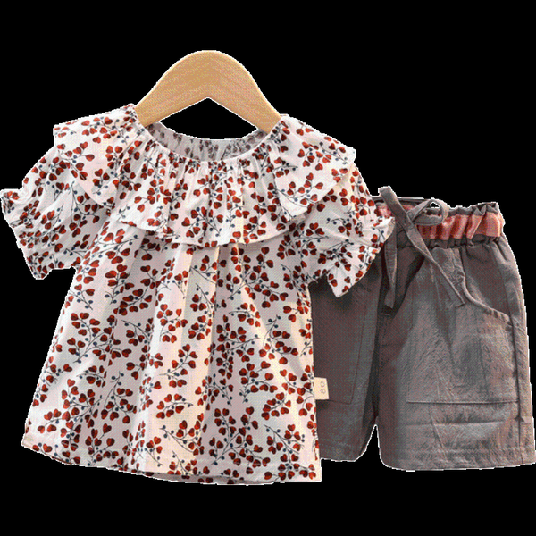 clothing sets 2021 summer toddler girls short sleeve clothes printed t-shirt+pants solid 1 2 3 4 5 years baby kids outfits, White
clothing sets 2021 summer toddler girls short sleeve clothes printed t-shirt+pants solid 1 2 3 4 5 years baby kids outfits, White