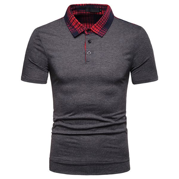 2020 summer shirt new mens plaid lapel color matching loose short-sleeved shirt fashion stitching t-shirt, White;black
2020 summer shirt new mens plaid lapel color matching loose short-sleeved shirt fashion stitching t-shirt, White;black