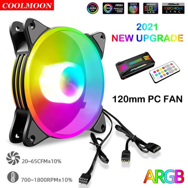 fans & coolings coolmoon 120mm pc chassis argb fan 5v 3pin 4pin pwm cooler magic moon heatsink radiator for computer water cooling accessori
fans & coolings coolmoon 120mm pc chassis argb fan 5v 3pin 4pin pwm cooler magic moon heatsink radiator for computer water cooling accessori