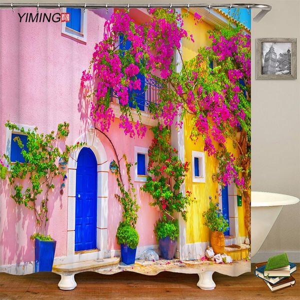 shower curtains bathroom curtain waterproof polyester beautiful country town street view 3d printing home decoration
shower curtains bathroom curtain waterproof polyester beautiful country town street view 3d printing home decoration