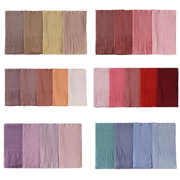 scarves fashion thin natural wrinkled bright headscarf ladies leisure travel baotou shawl chiffon multicolor soft for women girls, Blue;gray
scarves fashion thin natural wrinkled bright headscarf ladies leisure travel baotou shawl chiffon multicolor soft for women girls, Blue;gray
