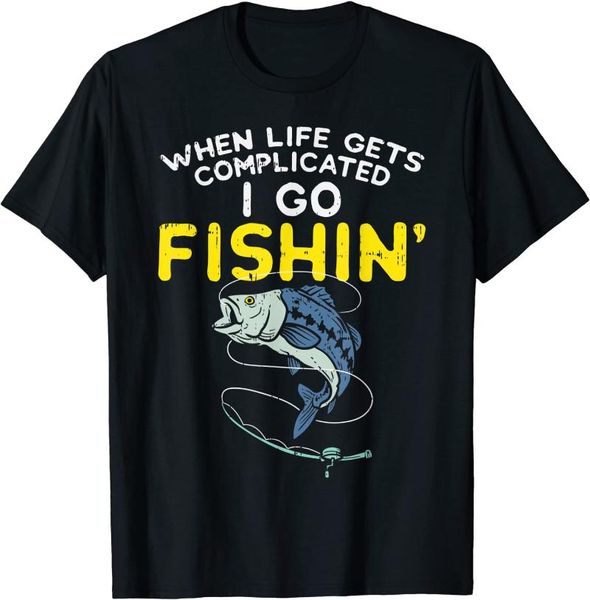 men's t-shirts life gets complicated go fishing fish bass fisherman gift men t-shirt short casual cotton o-neck clothing, White;black
men's t-shirts life gets complicated go fishing fish bass fisherman gift men t-shirt short casual cotton o-neck clothing, White;black