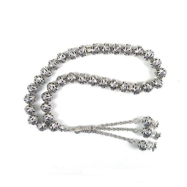 beaded, strands tesbih store arrival 1 pieces luxurious 10mm silver round hollow alloy beads muslim prayer misbaha, Black
beaded, strands tesbih store arrival 1 pieces luxurious 10mm silver round hollow alloy beads muslim prayer misbaha, Black