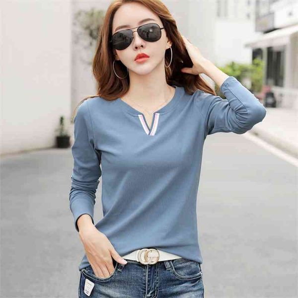 large size women's 2021 spring new women's v-neck long sleeve t-shirt women's korean slim 1688 bottom shirt 9021, White
large size women's 2021 spring new women's v-neck long sleeve t-shirt women's korean slim 1688 bottom shirt 9021, White
