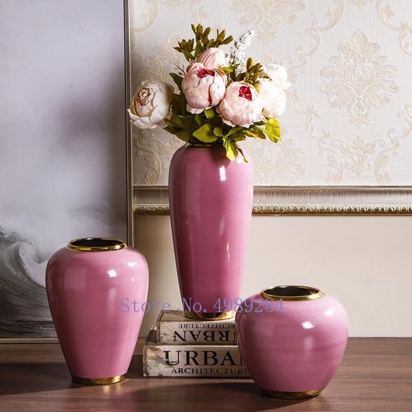vases nordic modern gold pink ceramic vase flower arrangement accessories decorative ornaments home wedding decoration
vases nordic modern gold pink ceramic vase flower arrangement accessories decorative ornaments home wedding decoration