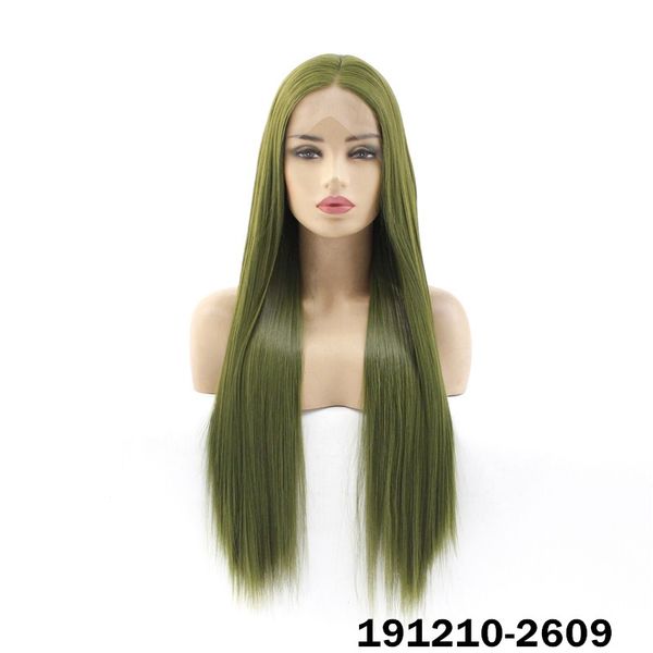 synthetic lacefrontal wig simulation human hair lace front wigs 12~26 inches silky straight green color perruques 191210-2609, Black;brown
synthetic lacefrontal wig simulation human hair lace front wigs 12~26 inches silky straight green color perruques 191210-2609, Black;brown