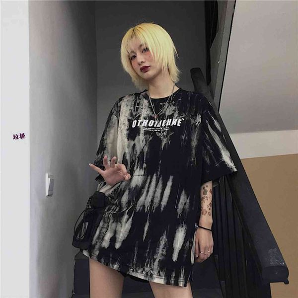 vintage harajuku korean style ropa women t shirt mujer streetwear tie dye punk vetement femme tee kawaii aesthetic clothes, White
vintage harajuku korean style ropa women t shirt mujer streetwear tie dye punk vetement femme tee kawaii aesthetic clothes, White
