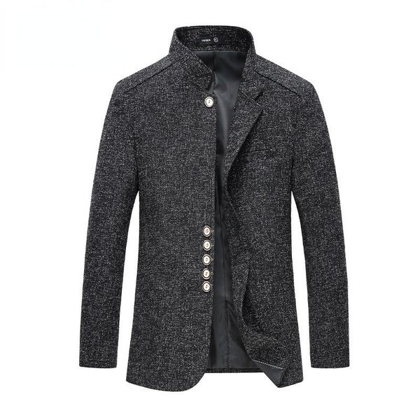 men's suits & blazers men chinese style suit jacket stand collar 2021 uniform coat single breasted black autumn and winter high quality, White;black
men's suits & blazers men chinese style suit jacket stand collar 2021 uniform coat single breasted black autumn and winter high quality, White;black
