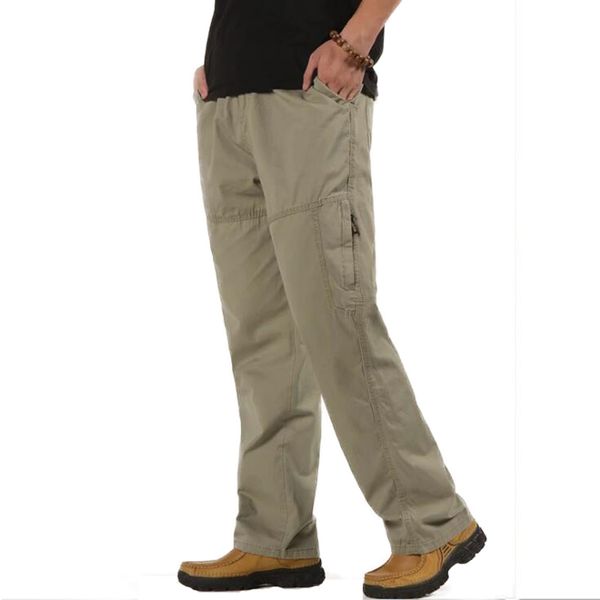 new mens casual pants baggy straight cotton trousers male outwear multi pockets military cargo pants long trouser for men, Black;brown
new mens casual pants baggy straight cotton trousers male outwear multi pockets military cargo pants long trouser for men, Black;brown