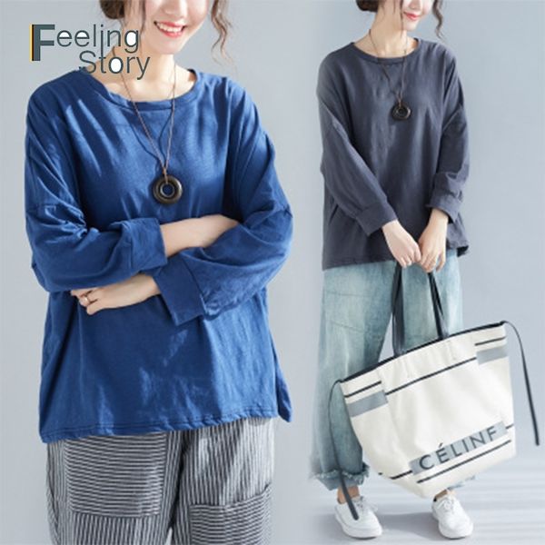 art fan tunic women big size longsleeve female baggy party blouses vintage solid cotton linen loose european style blouse 210603, White
art fan tunic women big size longsleeve female baggy party blouses vintage solid cotton linen loose european style blouse 210603, White