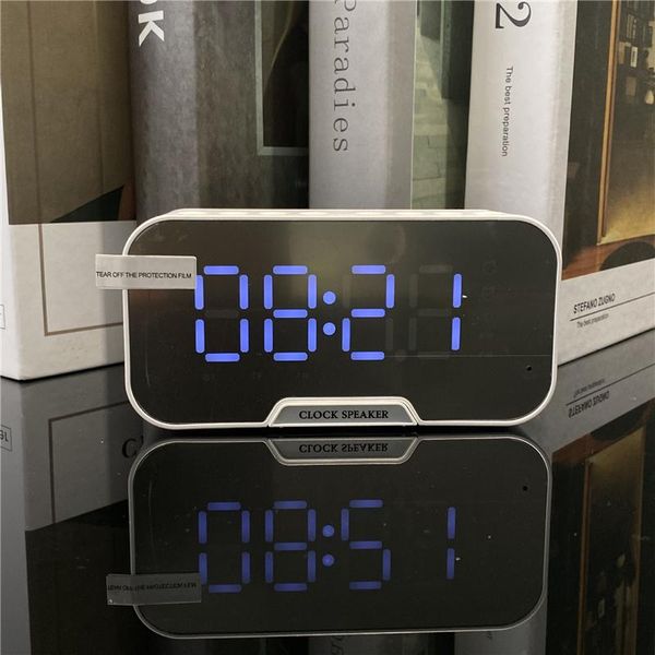 other clocks & accessories mini mirror clock electronic with luminous function wireless bluetooth speaker smart digital fm radio
other clocks & accessories mini mirror clock electronic with luminous function wireless bluetooth speaker smart digital fm radio