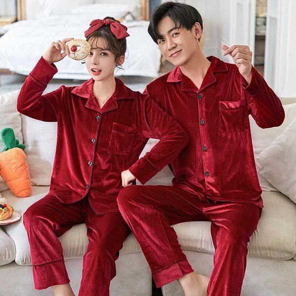 autumn and winter couple warm pajamas for men women cardigan turndown collar casual sweet suit jin si rong foreign trade men's sleepwea, Black;brown
autumn and winter couple warm pajamas for men women cardigan turndown collar casual sweet suit jin si rong foreign trade men's sleepwea, Black;brown