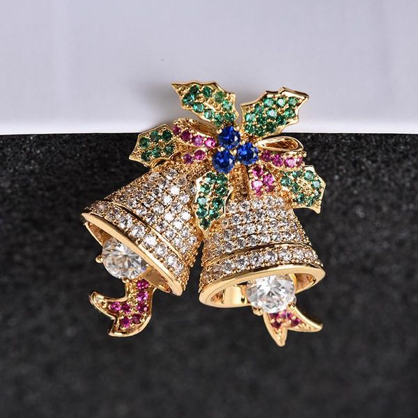pins, brooches christmas brooch, colored zircon bells, corsage, european and american fashion, exquisite gifts, suits, needles accessories, Gray
pins, brooches christmas brooch, colored zircon bells, corsage, european and american fashion, exquisite gifts, suits, needles accessories, Gray