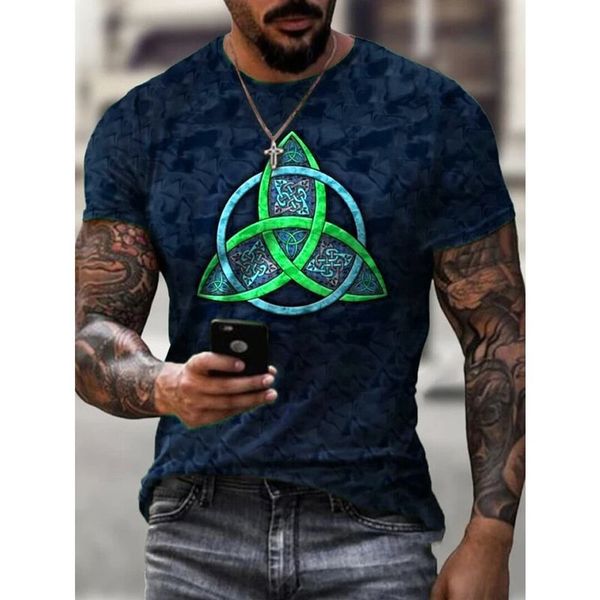 trefoil print men's 3d printing t-shirt visual impact party punk gothic round neck american muscle short sleeves, White;black
trefoil print men's 3d printing t-shirt visual impact party punk gothic round neck american muscle short sleeves, White;black