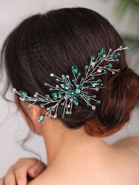 wedding bridal hair comb rhinestone green headband trendy fascinators bohe hair accessories women hair ornaments headpiece, Silver
wedding bridal hair comb rhinestone green headband trendy fascinators bohe hair accessories women hair ornaments headpiece, Silver