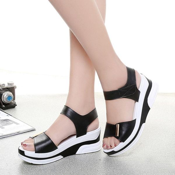 sandals 2021 nice summer tide waterproof joker students wedges with thick bottom female tidal flat cake women shoes, Black
sandals 2021 nice summer tide waterproof joker students wedges with thick bottom female tidal flat cake women shoes, Black