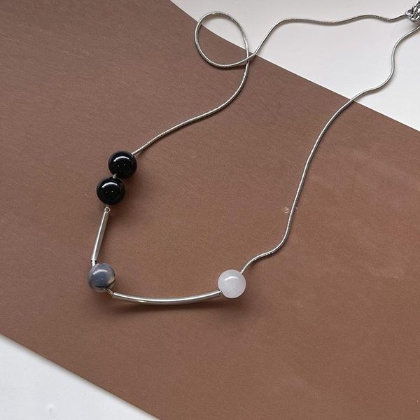 pendant necklaces fashion simple color contrast for women titanium steel ol style clavicle chain cute romantic jewelry collar statement, Silver
pendant necklaces fashion simple color contrast for women titanium steel ol style clavicle chain cute romantic jewelry collar statement, Silver