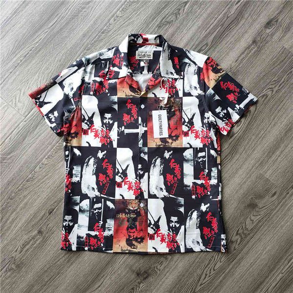 men's casual shirts summer-style wacko maria hawaii shirt of men's women senior fingerprint t streetwear fashion clothes trends, White;black
men's casual shirts summer-style wacko maria hawaii shirt of men's women senior fingerprint t streetwear fashion clothes trends, White;black