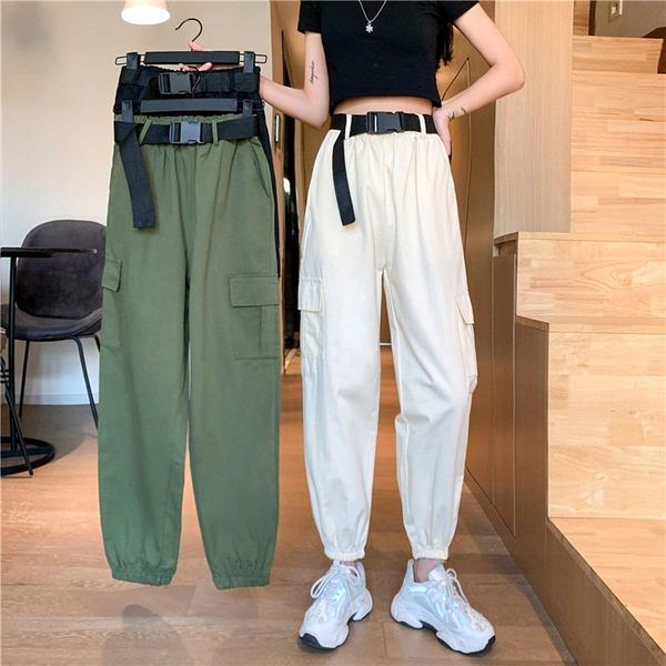 korean women's pants autumn 2021 high waist slim leggings loose tooling versatile casual harem & capris, Black;white
korean women's pants autumn 2021 high waist slim leggings loose tooling versatile casual harem & capris, Black;white