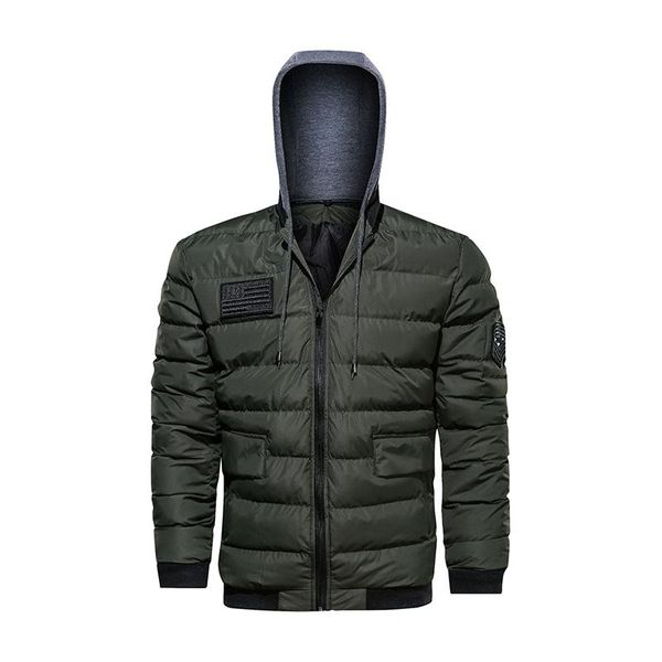 men's down & parkas autumn winter jacket men hooded simple cotton padded coat embroidery casual army green warm big size 5xl, Black
men's down & parkas autumn winter jacket men hooded simple cotton padded coat embroidery casual army green warm big size 5xl, Black