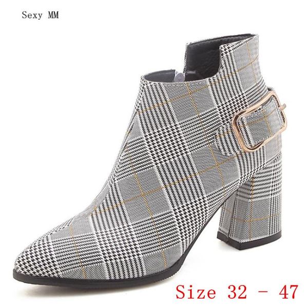 boots spring autumn high heels women ankle heel shoes woman short small plus size 32 - 47, Black
boots spring autumn high heels women ankle heel shoes woman short small plus size 32 - 47, Black