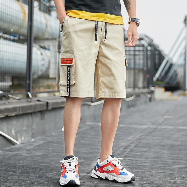 men's shorts pure cotton mens cargo summer 2021 male casual boys pocket fashion streetwear pants outdoor sports trousers z032, White;black
men's shorts pure cotton mens cargo summer 2021 male casual boys pocket fashion streetwear pants outdoor sports trousers z032, White;black