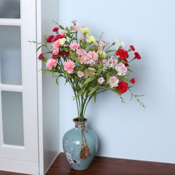decorative flowers & wreaths artificial small carnation silk flower fake plant plants family decoration 10 forks 6 heads 70cm
decorative flowers & wreaths artificial small carnation silk flower fake plant plants family decoration 10 forks 6 heads 70cm