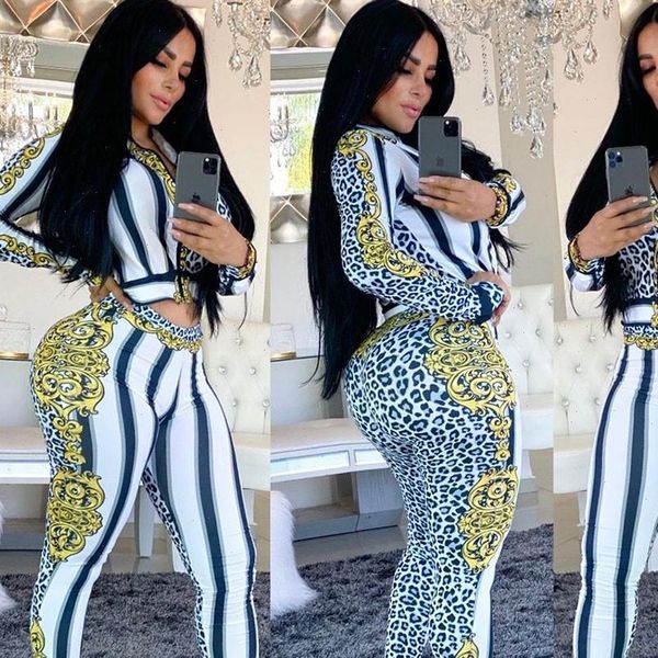 leopard striped print two womens tracksuits piece set tracksuit sports suit long sleeve zipper jacket and pants sportswear jogging femme, Gray
leopard striped print two womens tracksuits piece set tracksuit sports suit long sleeve zipper jacket and pants sportswear jogging femme, Gray