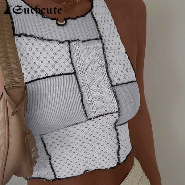 women's tanks & camis gothic patchwork knitted crop for women streetwear y2k fashion o-neck tank summer casual outfit vest 0, White
women's tanks & camis gothic patchwork knitted crop for women streetwear y2k fashion o-neck tank summer casual outfit vest 0, White
