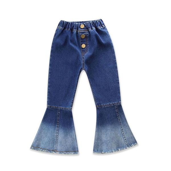 jeans girl's gradient colored flared girl fashion 2021 spring temperament trousers kid's big size 2-6 yrs, Blue
jeans girl's gradient colored flared girl fashion 2021 spring temperament trousers kid's big size 2-6 yrs, Blue
