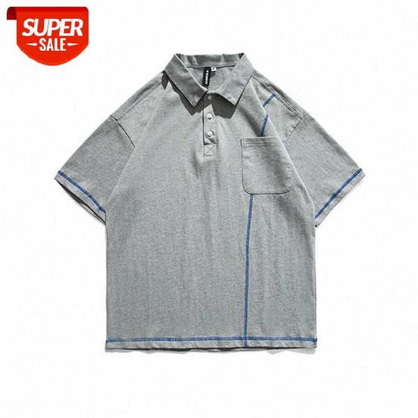 forn3 men's short-sleeved japanese pocket decorative striped color matching loose casual t-shirt men #004i, White;black
forn3 men's short-sleeved japanese pocket decorative striped color matching loose casual t-shirt men #004i, White;black
